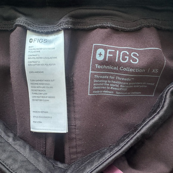 brown scrub joggers - Picture 4 of 4